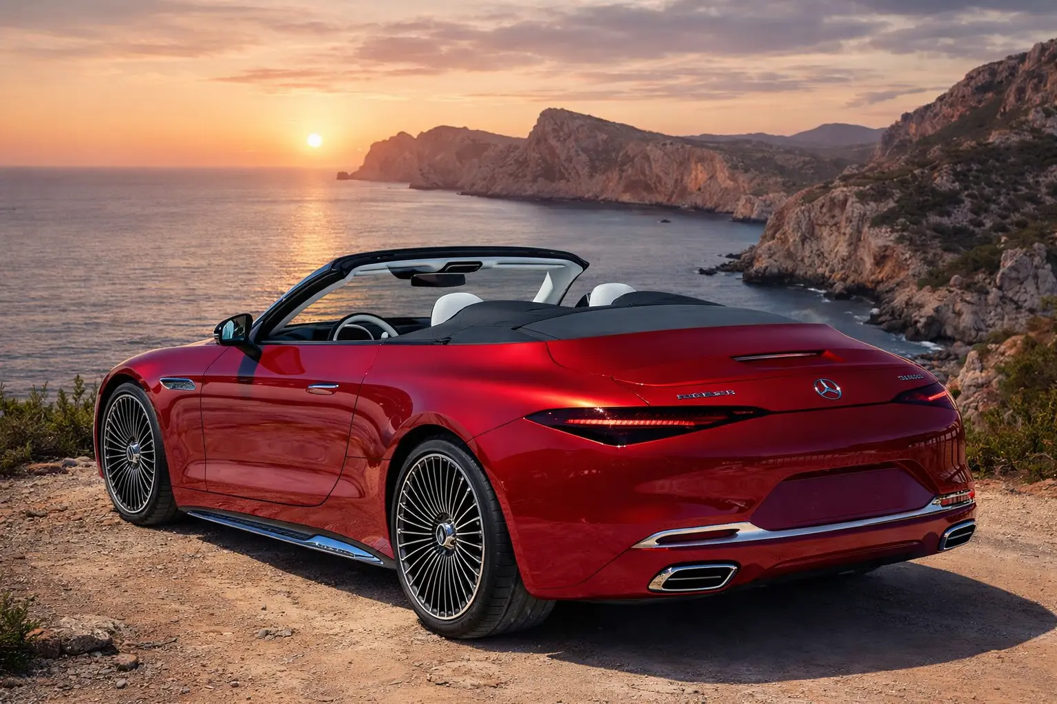 2023 Mercedes-Benz SL Roadster AMG rear view